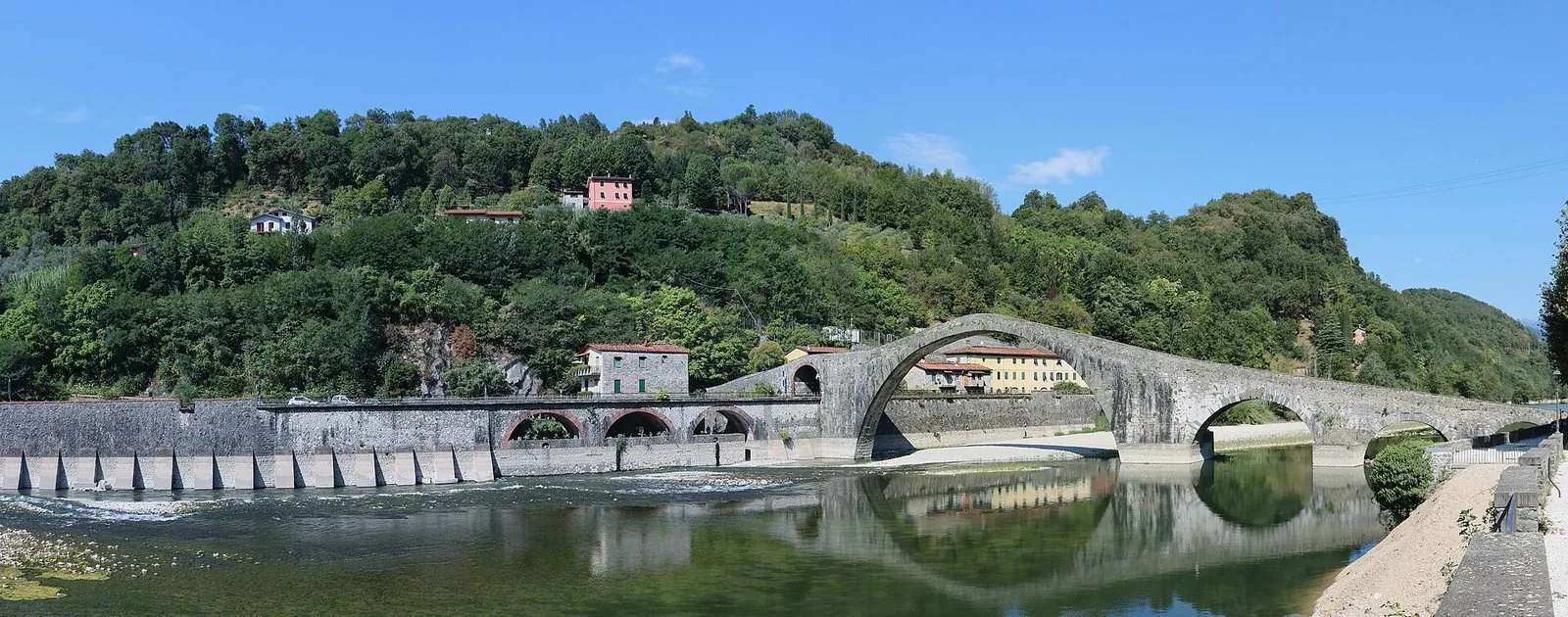 Il Ponte della Maddalena sul Serchio, a Borgo a Mozzano